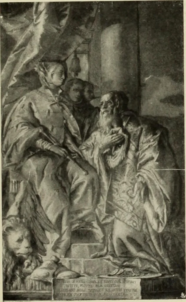 An illustration from Tiepolo, la vie et l'oeuvre du peintre;, 1911, leaf 446
