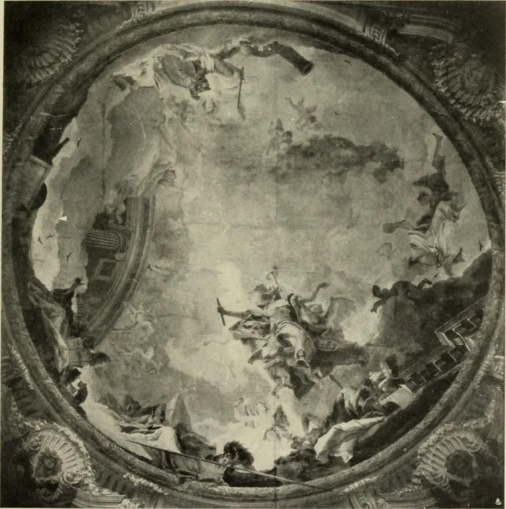 An illustration from Tiepolo, la vie et l'oeuvre du peintre;, 1911, leaf 448