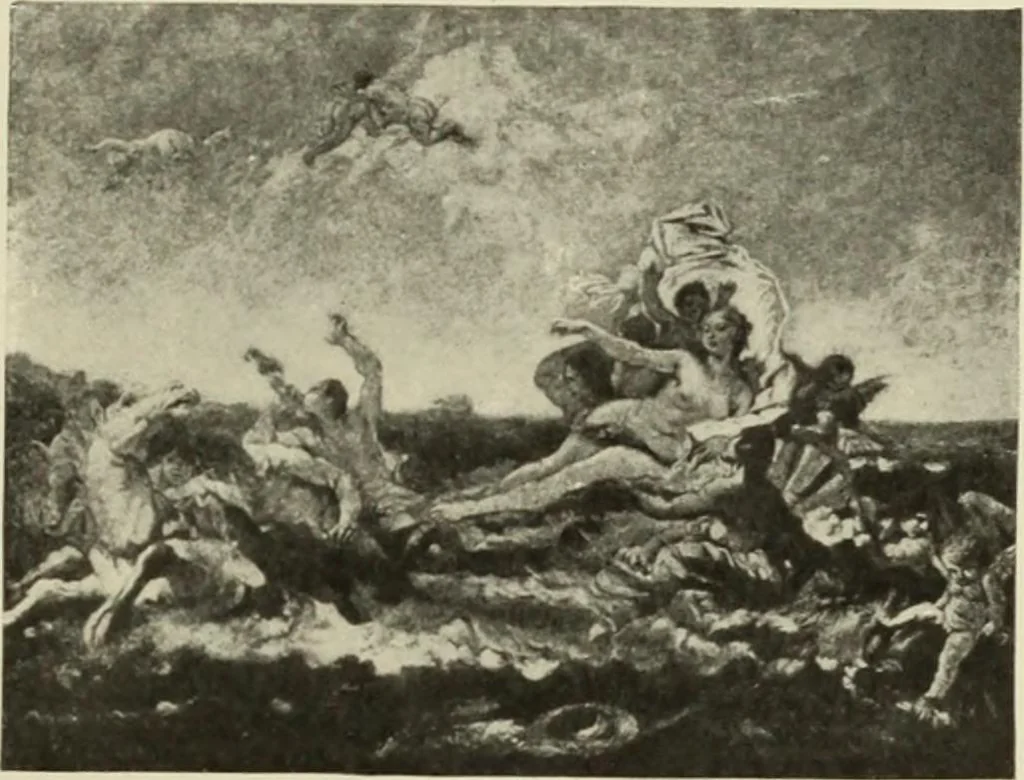 An illustration from Tiepolo, la vie et l'oeuvre du peintre;, 1911, leaf 454