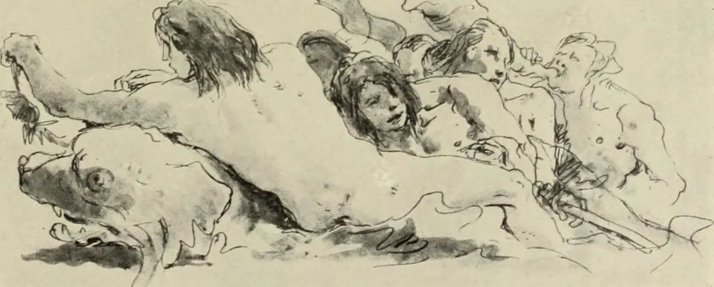 An illustration from Tiepolo, la vie et l'oeuvre du peintre;, 1911, leaf 454