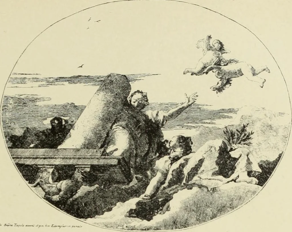An illustration from Tiepolo, la vie et l'oeuvre du peintre;, 1911, leaf 492