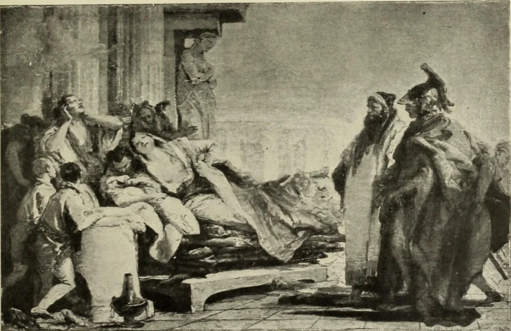 An illustration from Tiepolo, la vie et l'oeuvre du peintre;, 1911, leaf 494