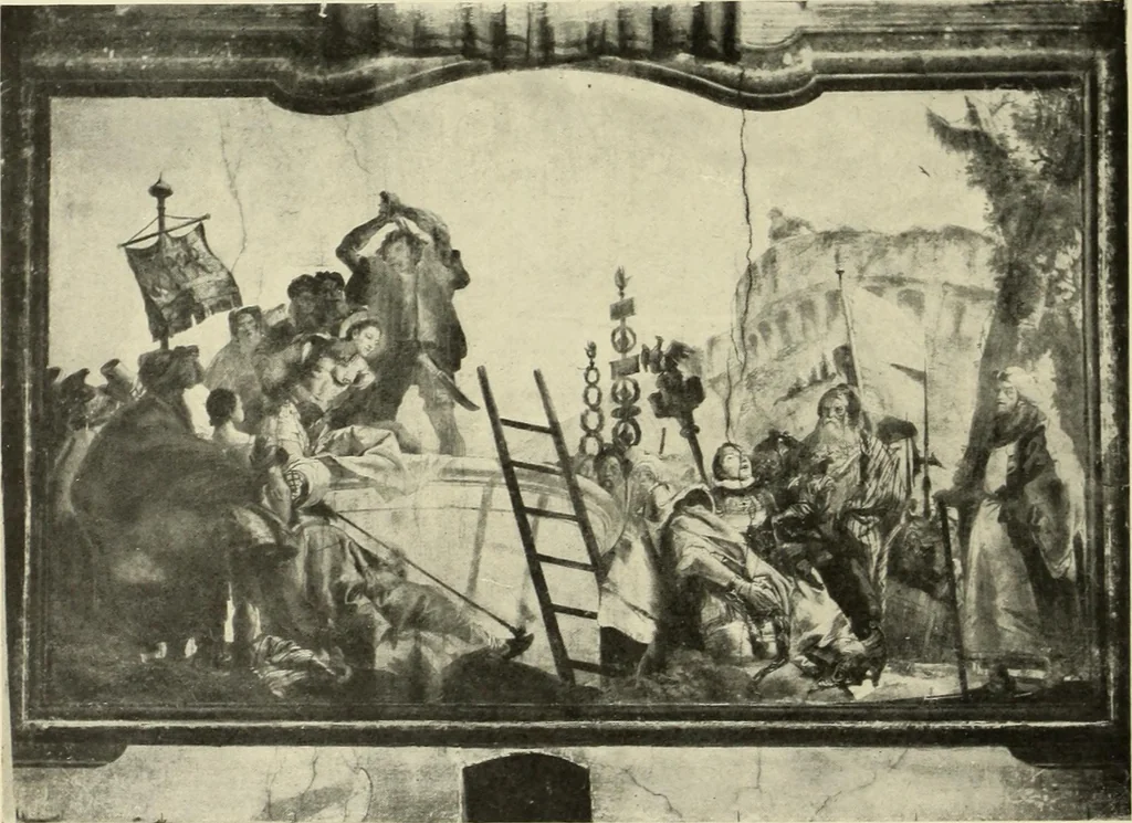 An illustration from Tiepolo, la vie et l'oeuvre du peintre;, 1911, leaf 549