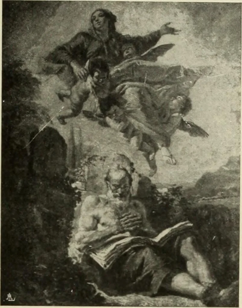 An illustration from Tiepolo, la vie et l'oeuvre du peintre;, 1911, leaf 550