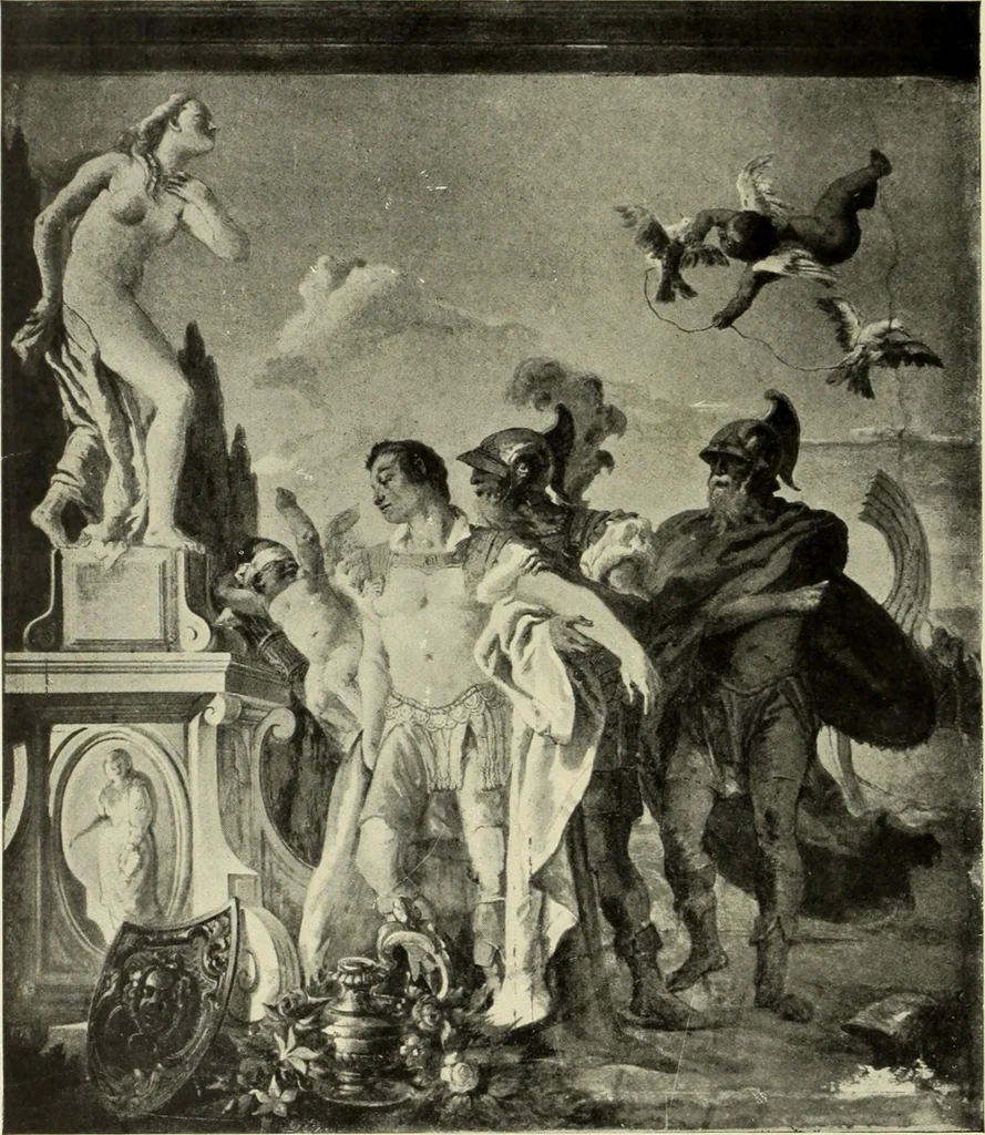 An illustration from Tiepolo, la vie et l'oeuvre du peintre;, 1911, leaf 553