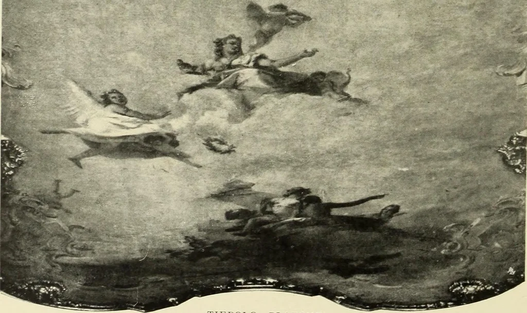 An illustration from Tiepolo, la vie et l'oeuvre du peintre;, 1911, leaf 555