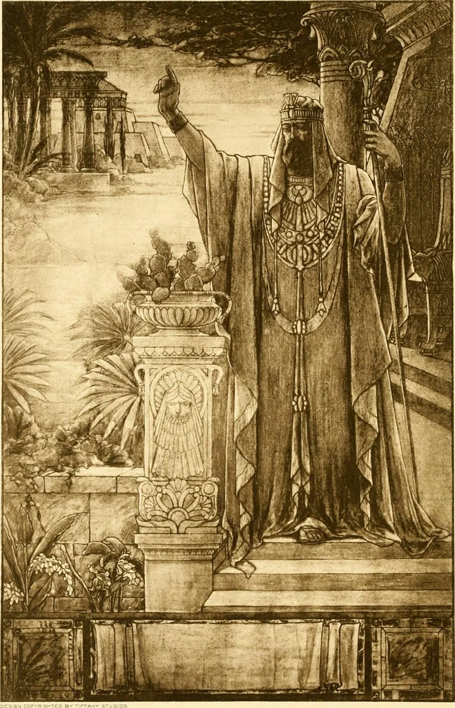 An illustration from Tiffany favrile glass, Tiffany windows, Tiffany mosaics, Tiffany monuments, Tiffany granite., 1913, leaf 35
