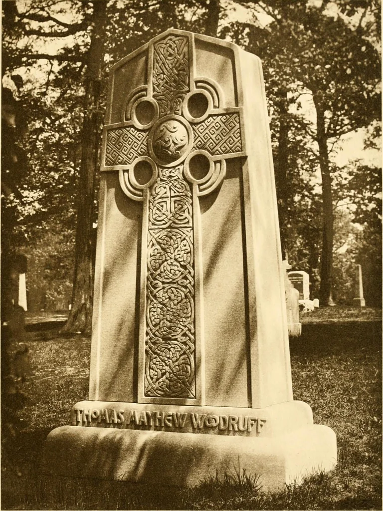 An illustration from Tiffany favrile glass, Tiffany windows, Tiffany mosaics, Tiffany monuments, Tiffany granite., 1913, leaf 88