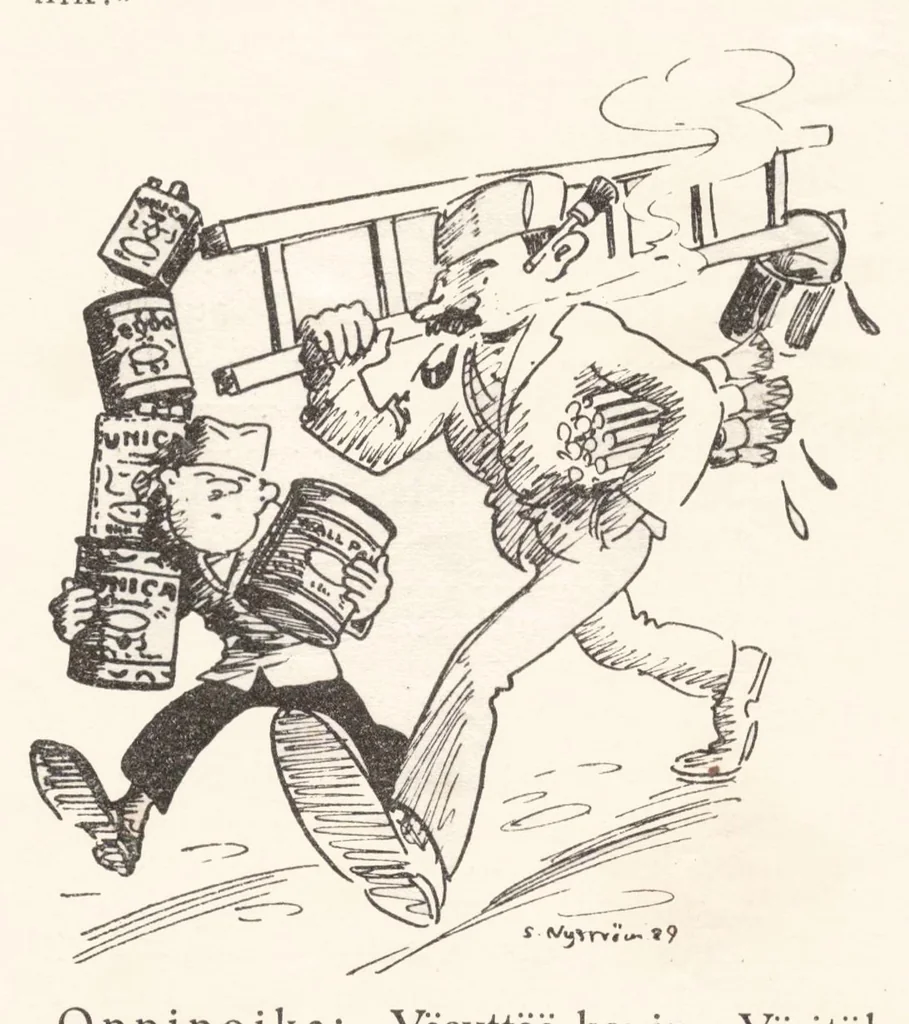 An illustration from Tikkurilan Viesti (1930-06), 1930, leaf 12
