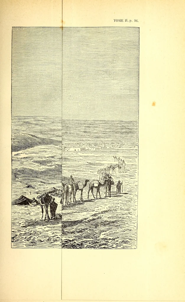 An illustration from Timbouctou, voyage au Maroc au Sahara et au Soudan, 1886, leaf 119