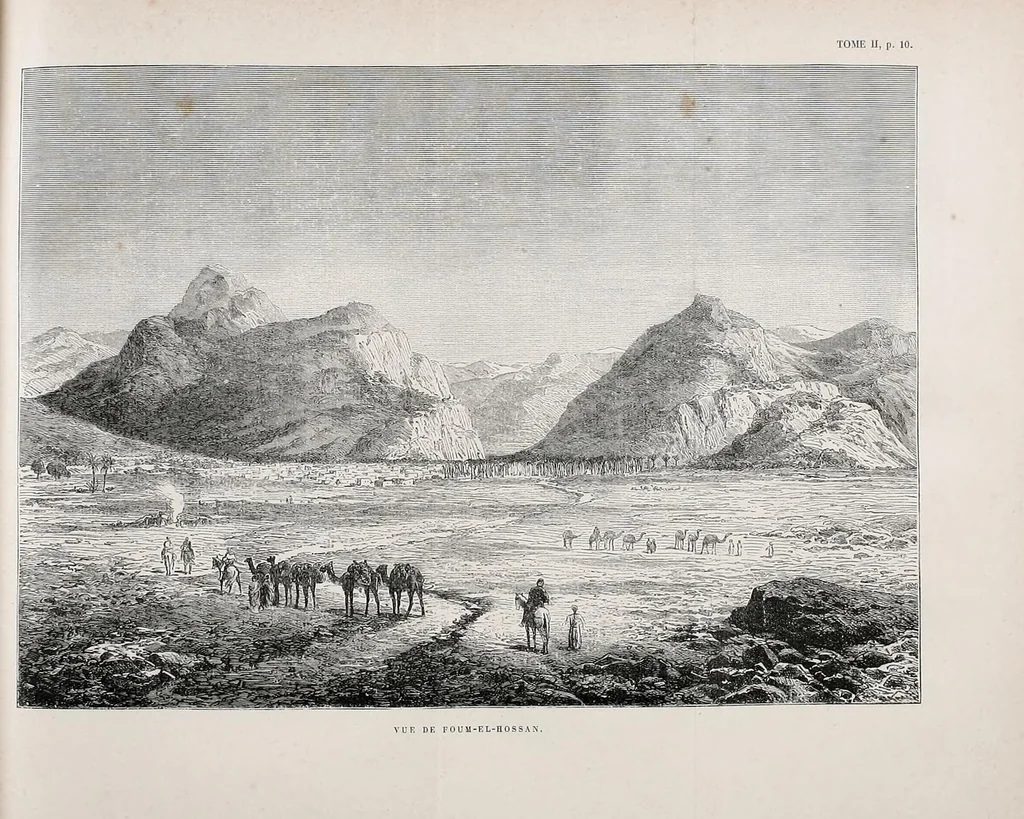 An illustration from Timbouctou, voyage au Maroc au Sahara et au Soudan, 1886, leaf 27