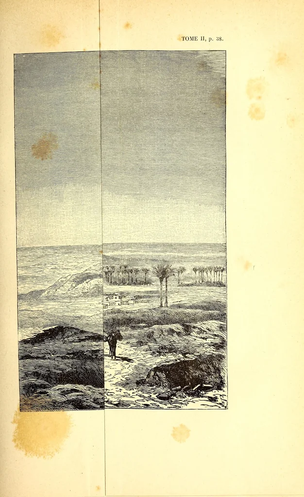 An illustration from Timbouctou, voyage au Maroc au Sahara et au Soudan, 1886, leaf 57