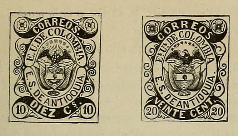 An illustration from Timbre-poste et le timbre fiscal : journal du collectionneur, 1863, leaf 759