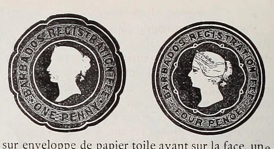 An illustration from Timbre-poste et le timbre fiscal : journal du collectionneur, 1863, leaf 1014