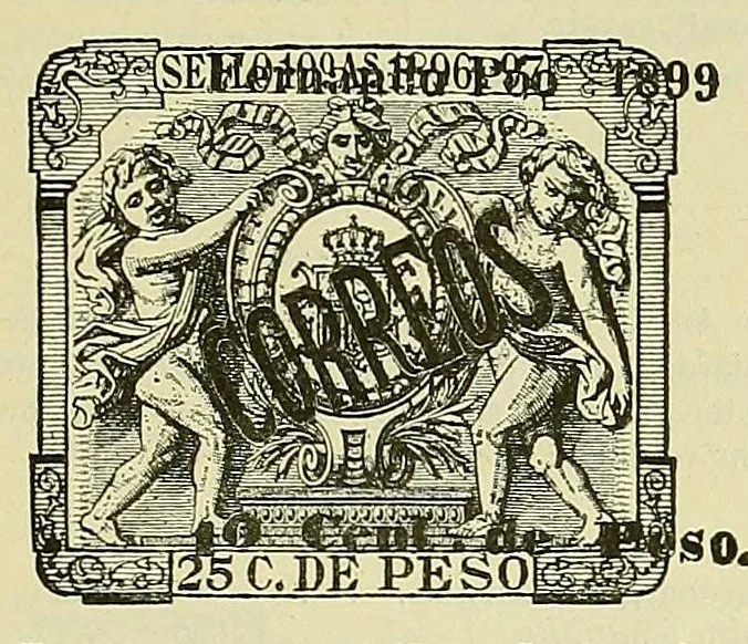 An illustration from Timbre-poste et le timbre fiscal : journal du collectionneur, 1863, leaf 1163