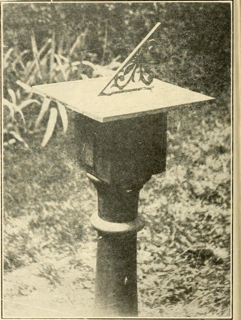 An illustration from Time and its measurement, 1909, leaf 21