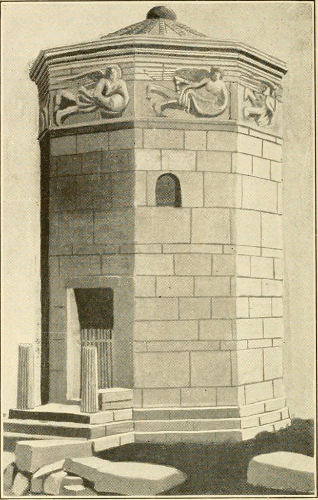 An illustration from Time and its measurement, 1909, leaf 23