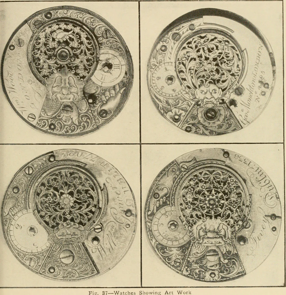 An illustration from Time and its measurement, 1909, leaf 48