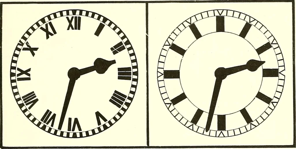 An illustration from Time and its measurement, 1909, leaf 40