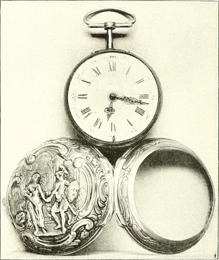 An illustration from Time and its measurement, 1909, leaf 45