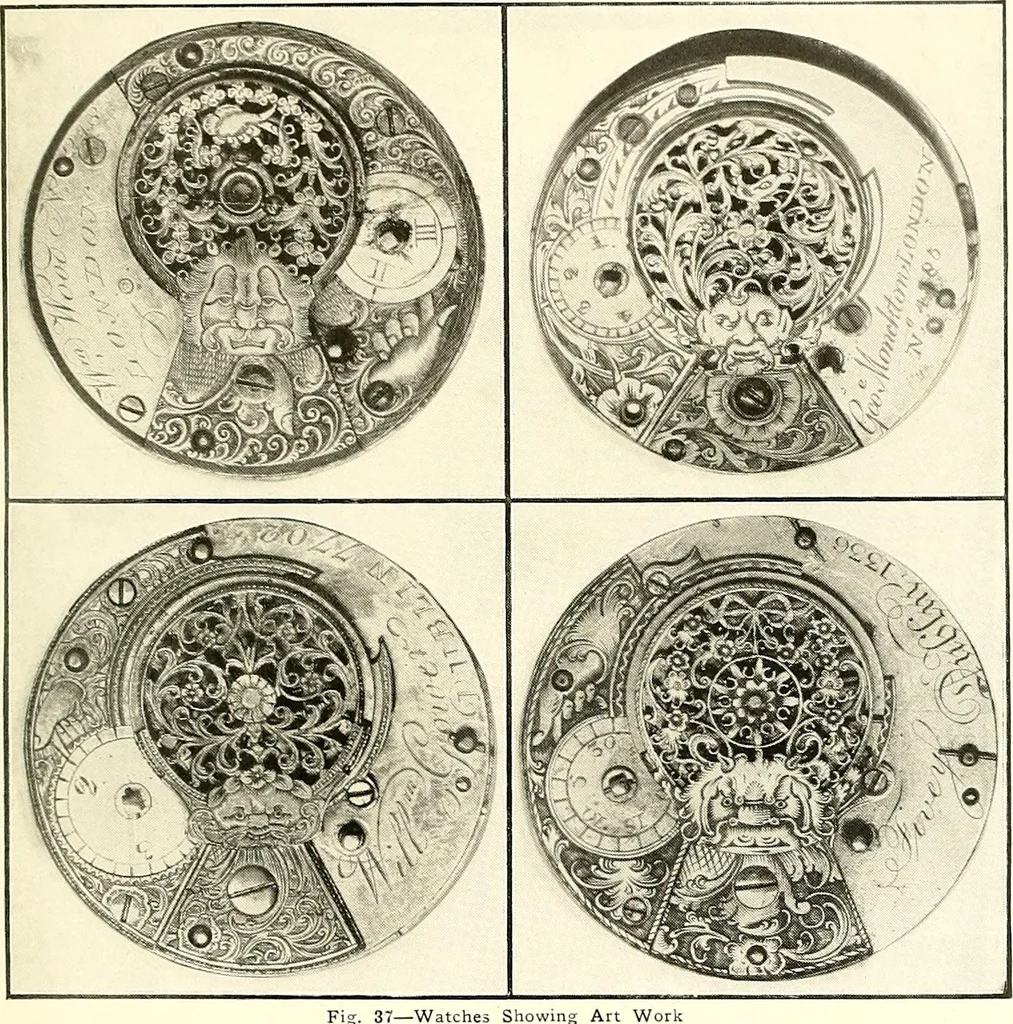 An illustration from Time and its measurement, 1909, leaf 48