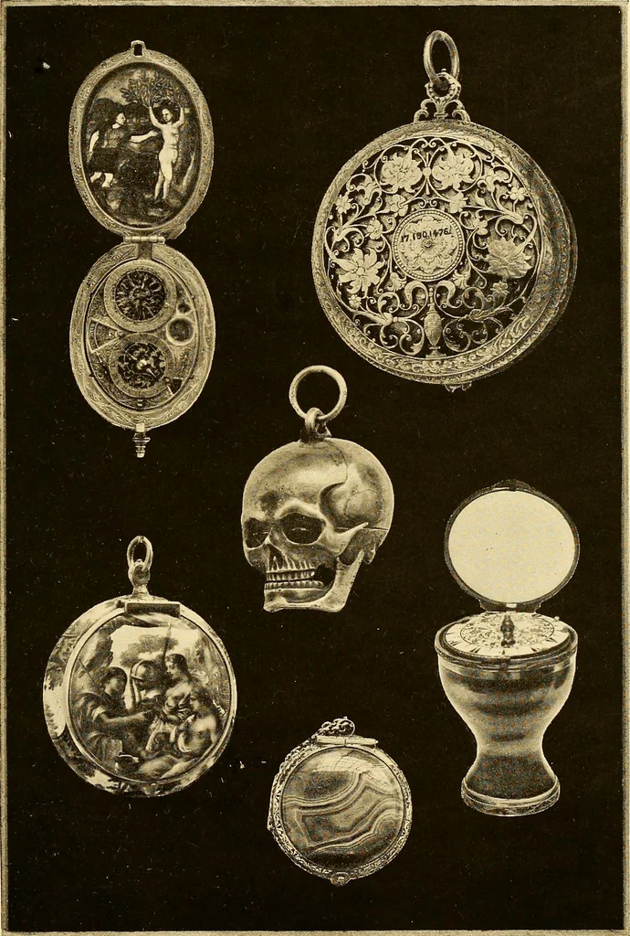 An illustration from Time telling through the ages, 1919, leaf 198