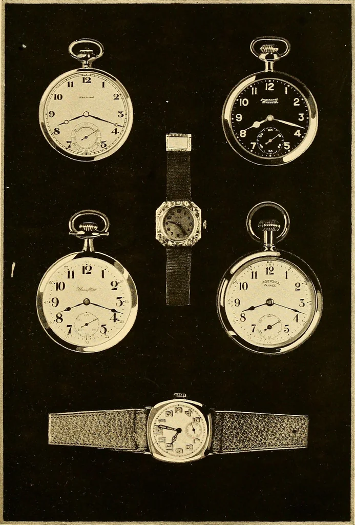 An illustration from Time telling through the ages, 1919, leaf 298