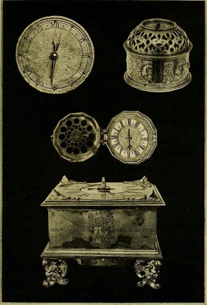 An illustration from Time telling through the ages, 1919, leaf 162