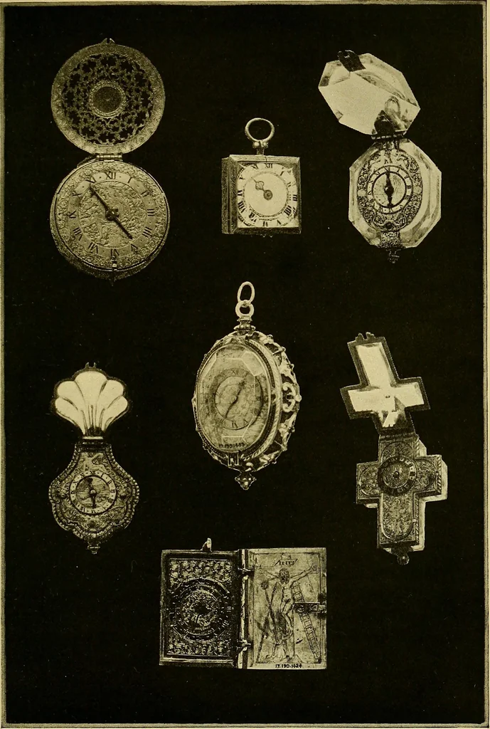 An illustration from Time telling through the ages, 1919, leaf 174