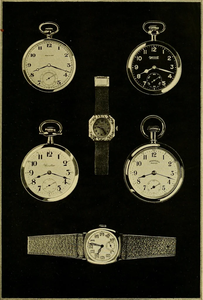 An illustration from Time telling through the ages, 1919, leaf 298