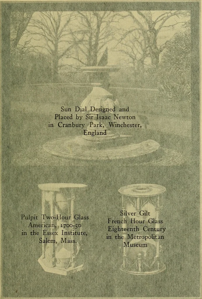 An illustration from Time telling through the ages, 1919, leaf 84