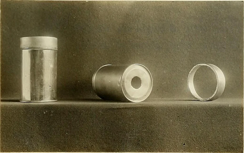 An illustration from Tin can toys and how to make them, 1916, leaf 44
