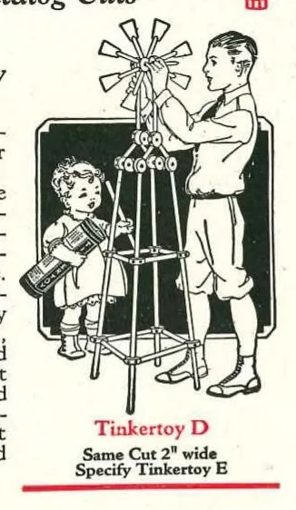 An illustration from Tinker Toys 1925, 1925, leaf 12