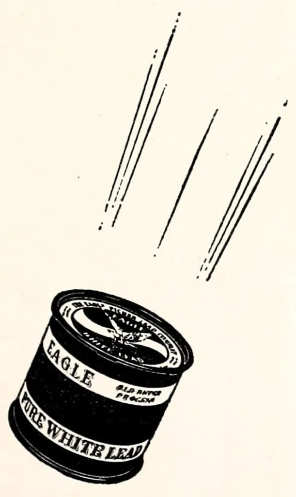An illustration from Tinting and mixing chart : for pure white, clear colors, flat tints and shades., 1910, leaf 17