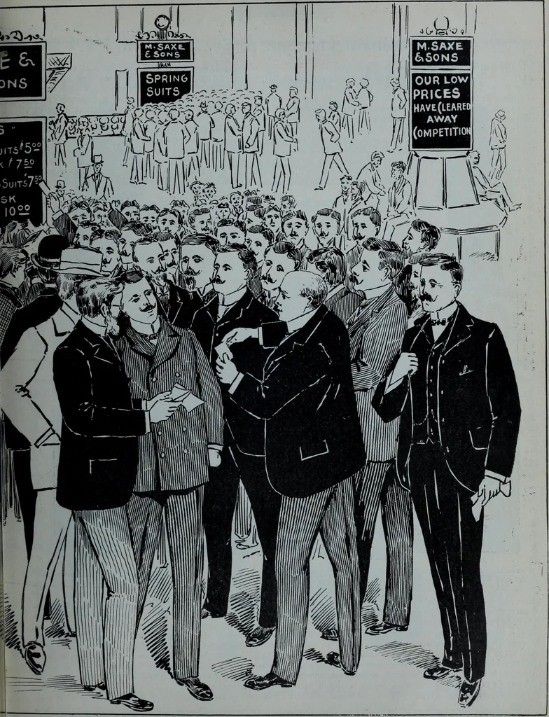 An illustration from Tissus et nouveauts 1900, 1900, leaf 138