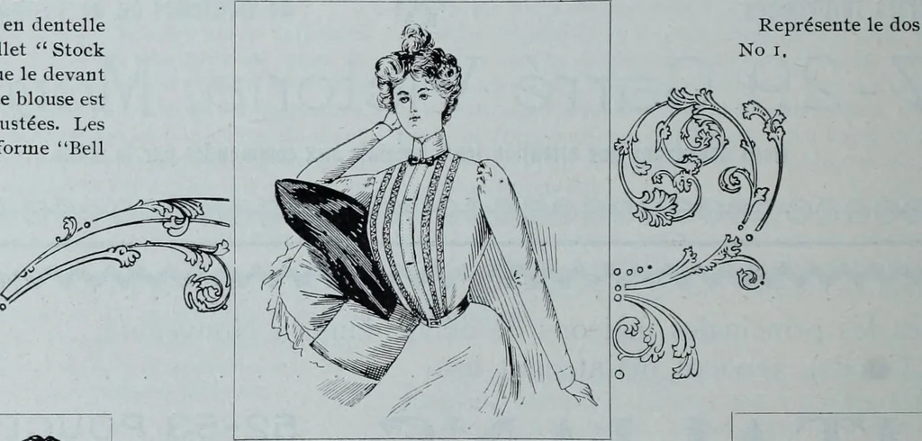 An illustration from Tissus et nouveauts 1900, 1900, leaf 187