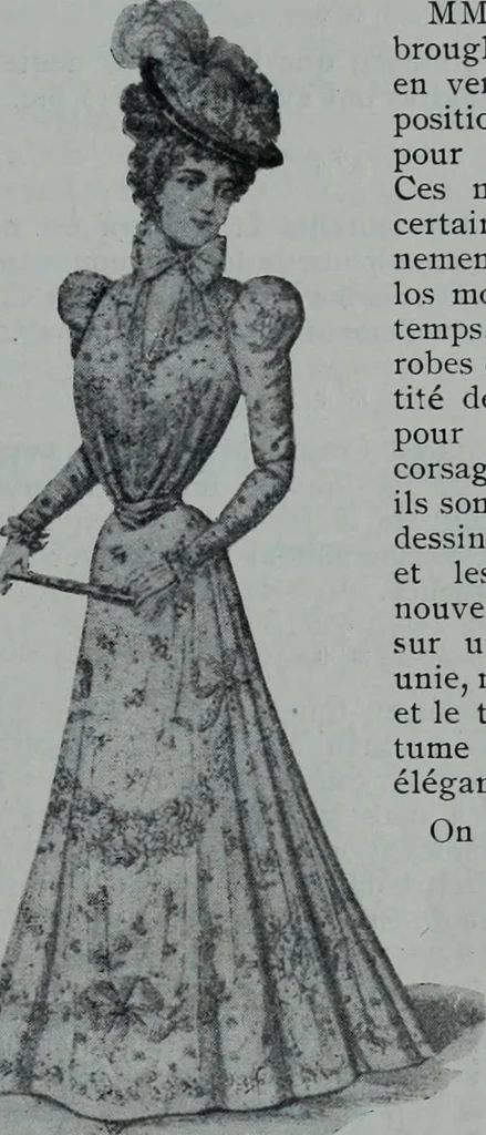 An illustration from Tissus et nouveauts 1900, 1900, leaf 20