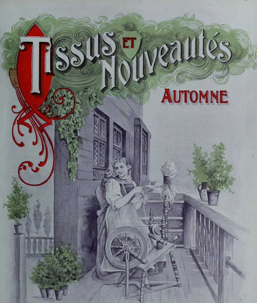 An illustration from Tissus et nouveauts 1900, 1900, leaf 234
