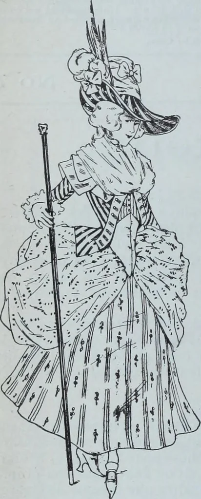 An illustration from Tissus et nouveauts 1900, 1900, leaf 237