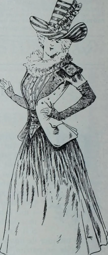 An illustration from Tissus et nouveauts 1900, 1900, leaf 237