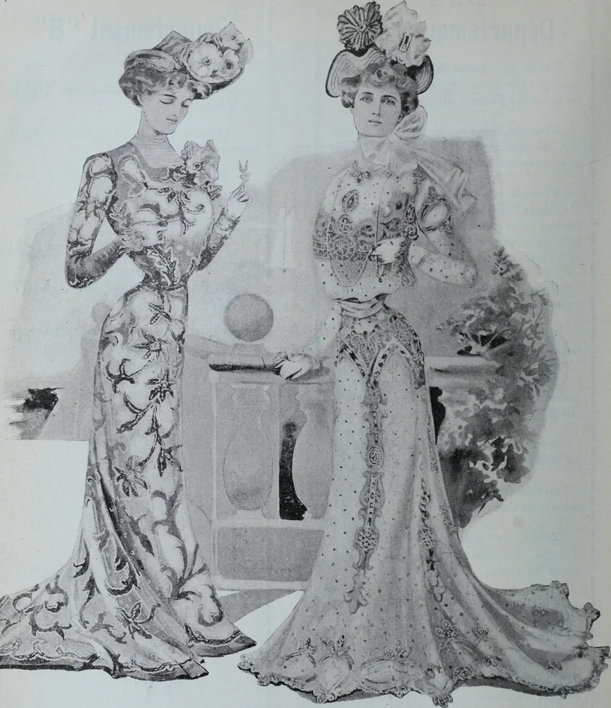 An illustration from Tissus et nouveauts 1900, 1900, leaf 243