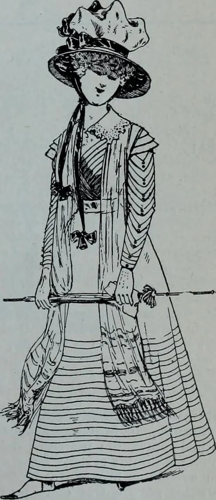 An illustration from Tissus et nouveauts 1900, 1900, leaf 246