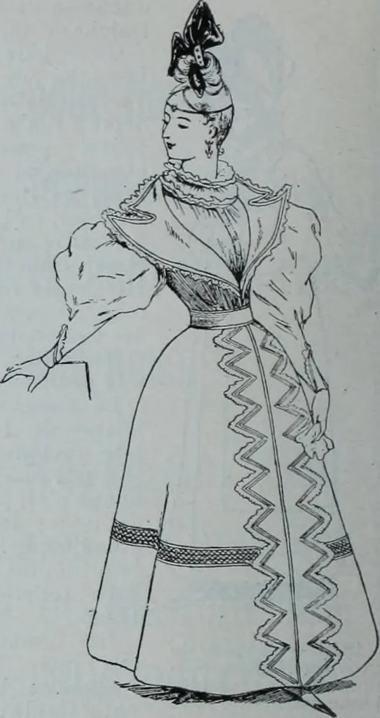 An illustration from Tissus et nouveauts 1900, 1900, leaf 247