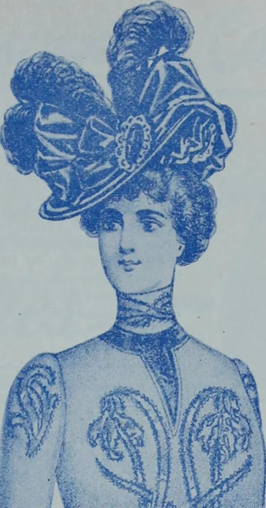An illustration from Tissus et nouveauts 1900, 1900, leaf 254