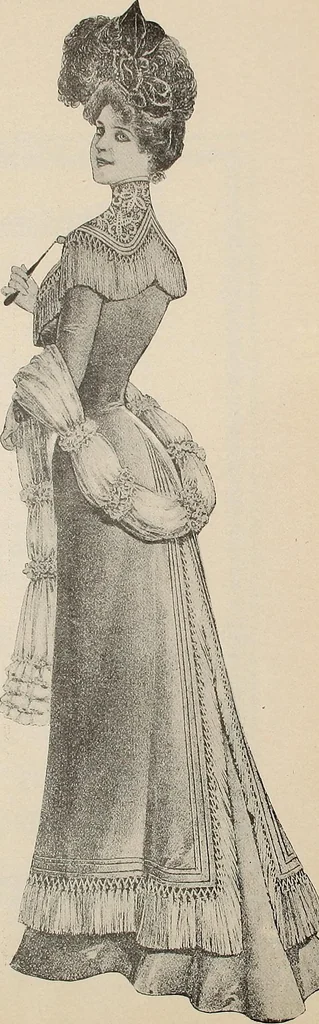 An illustration from Tissus et nouveauts 1900, 1900, leaf 26