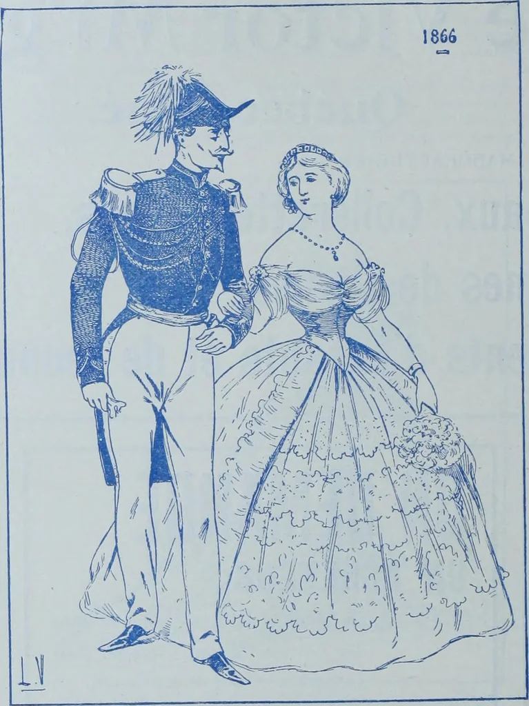 An illustration from Tissus et nouveauts 1900, 1900, leaf 261