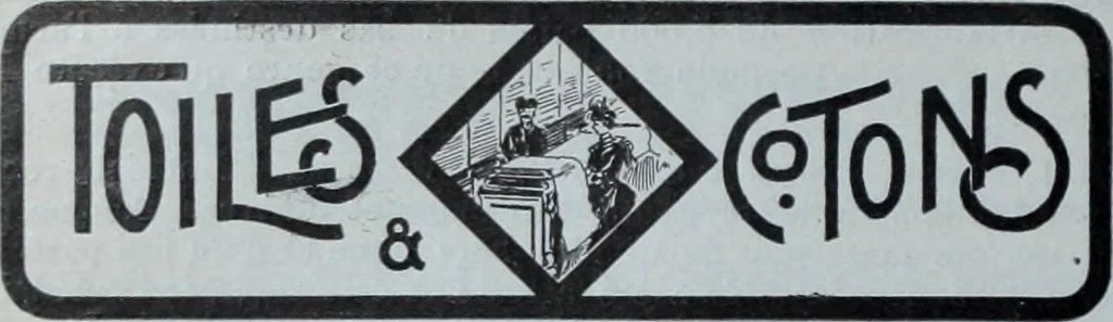 An illustration from Tissus et nouveauts 1900, 1900, leaf 373