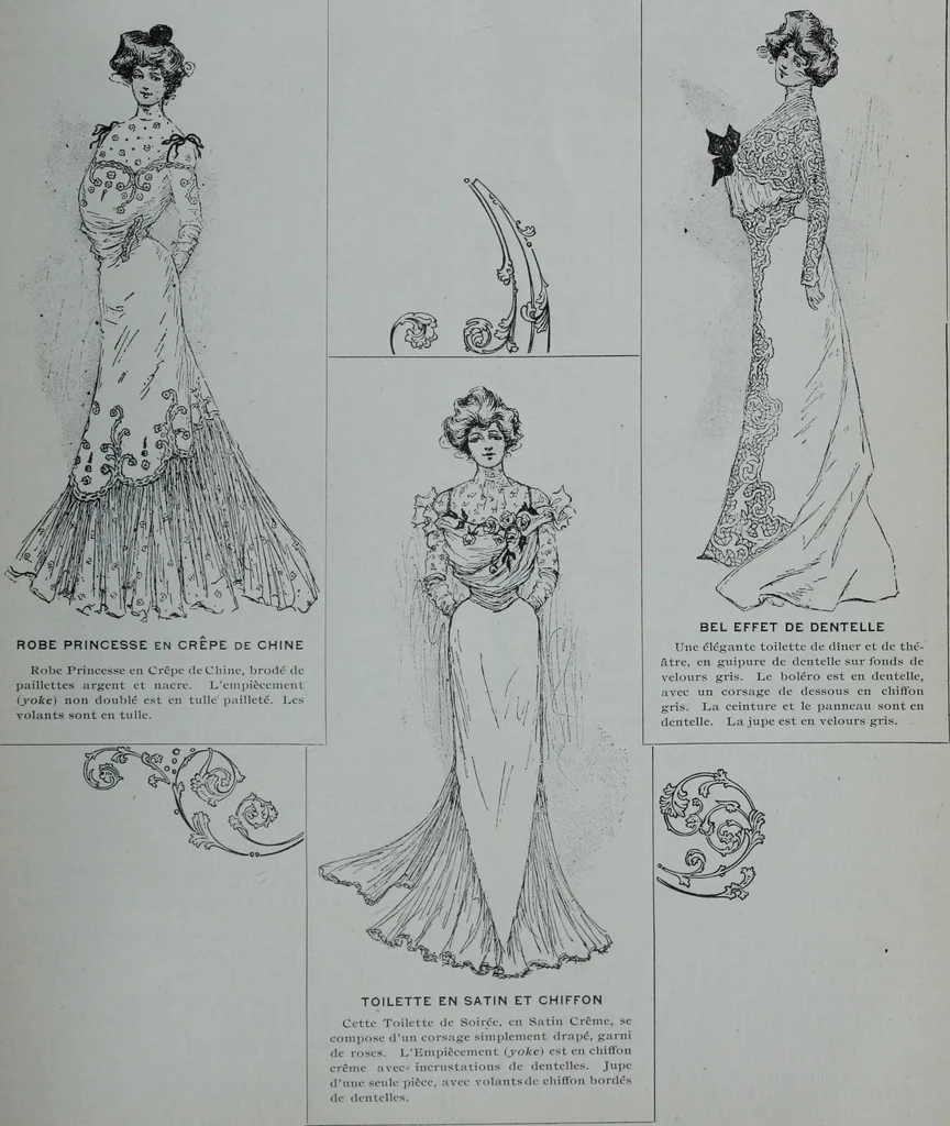 An illustration from Tissus et nouveauts 1900, 1900, leaf 402