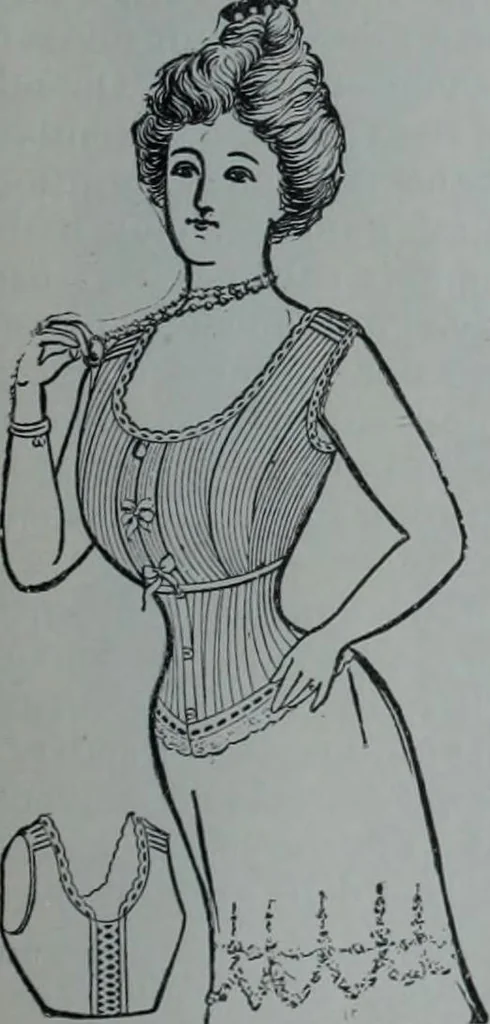An illustration from Tissus et nouveauts 1900, 1900, leaf 406