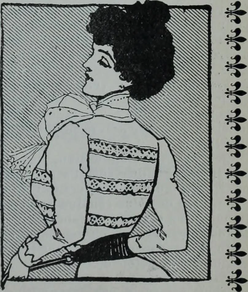 An illustration from Tissus et nouveauts 1900, 1900, leaf 412